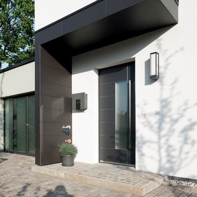 Porte d'entrée en aluminium ©Schüco International KG